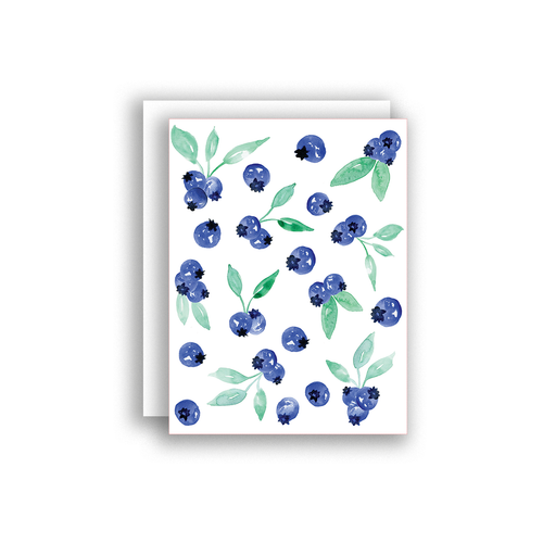 Blueberries Greeting Card