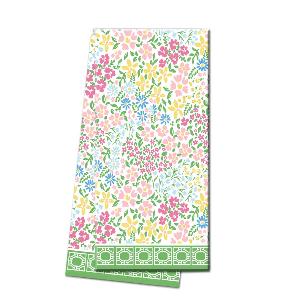 Palm Beach Floral Tea Towel