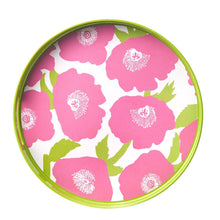 Load image into Gallery viewer, POPPIES PINK 15 Inch Round Tray