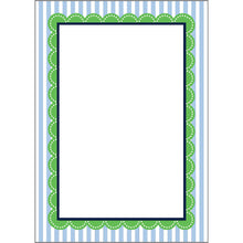 Load image into Gallery viewer, 5&quot;x7&quot; Scallop Stripe Notepad