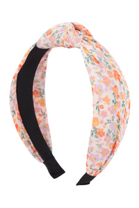 Floral Top Knot Headband