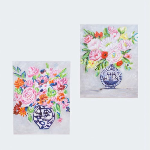 Chinoiserie Floral Canvas Art