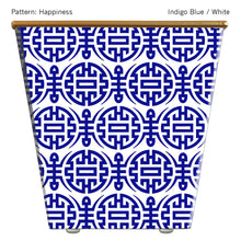 Load image into Gallery viewer, Cachepot Happiness (indigo/white)