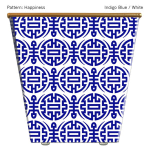 Cachepot Happiness (indigo/white)