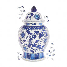 Load image into Gallery viewer, Blue and White Ginger Jar Shape 500 Pc Jigsaw Puzzle