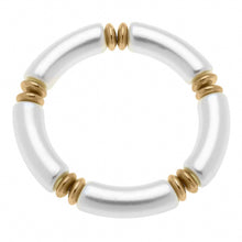 Load image into Gallery viewer, Lelani Resin Disc Stretch Bracelet