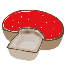 Load image into Gallery viewer, Mushroom Two Sectioned Serving Bowl